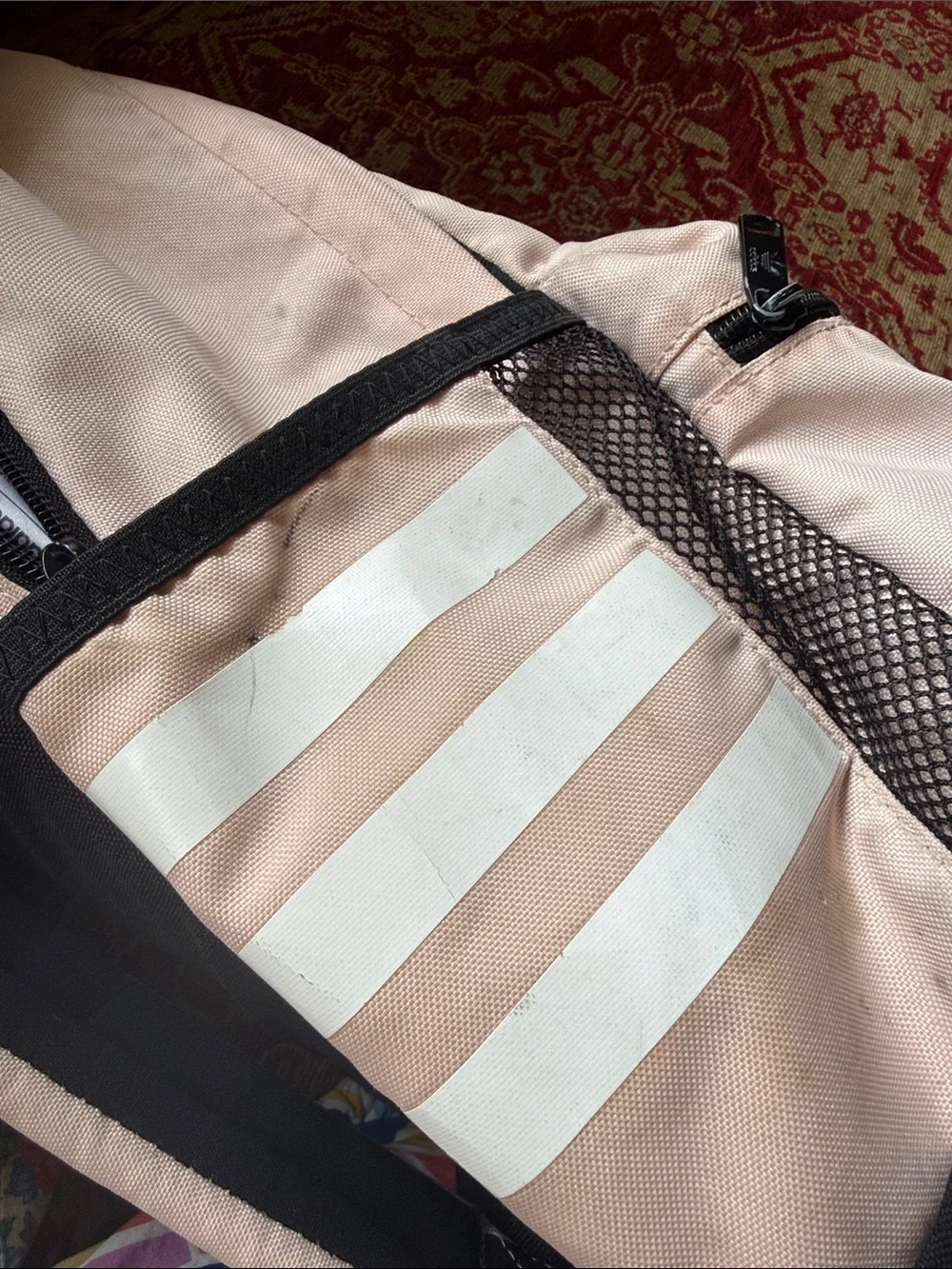 adidas Pink and Black Trefoil Daypack - Picture 3 of 10